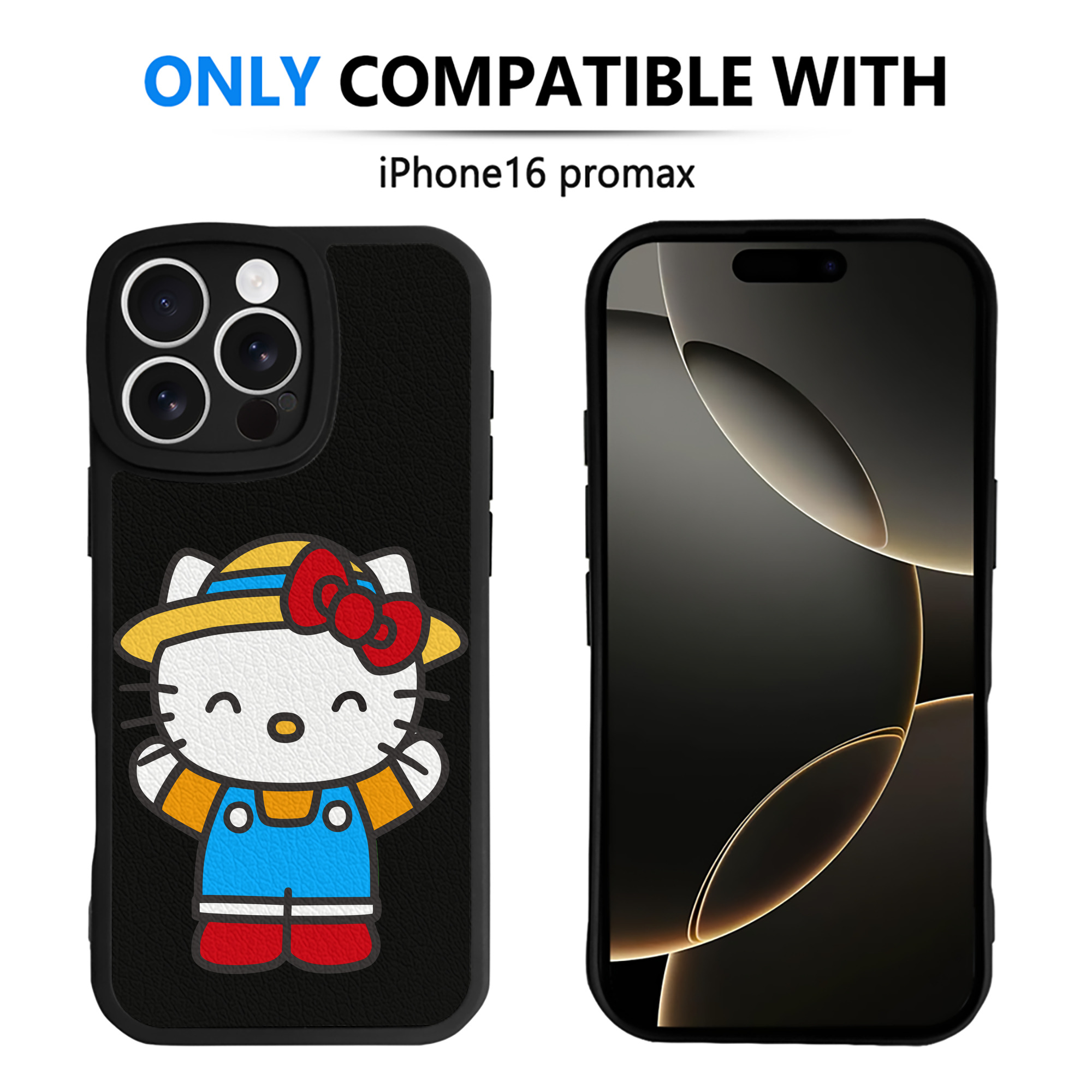 （画像用） Hello Kitty ハローキティ 【iPhone 16シリーズ対応】シリコンスマホケース（レザー調） 材質：シリコン